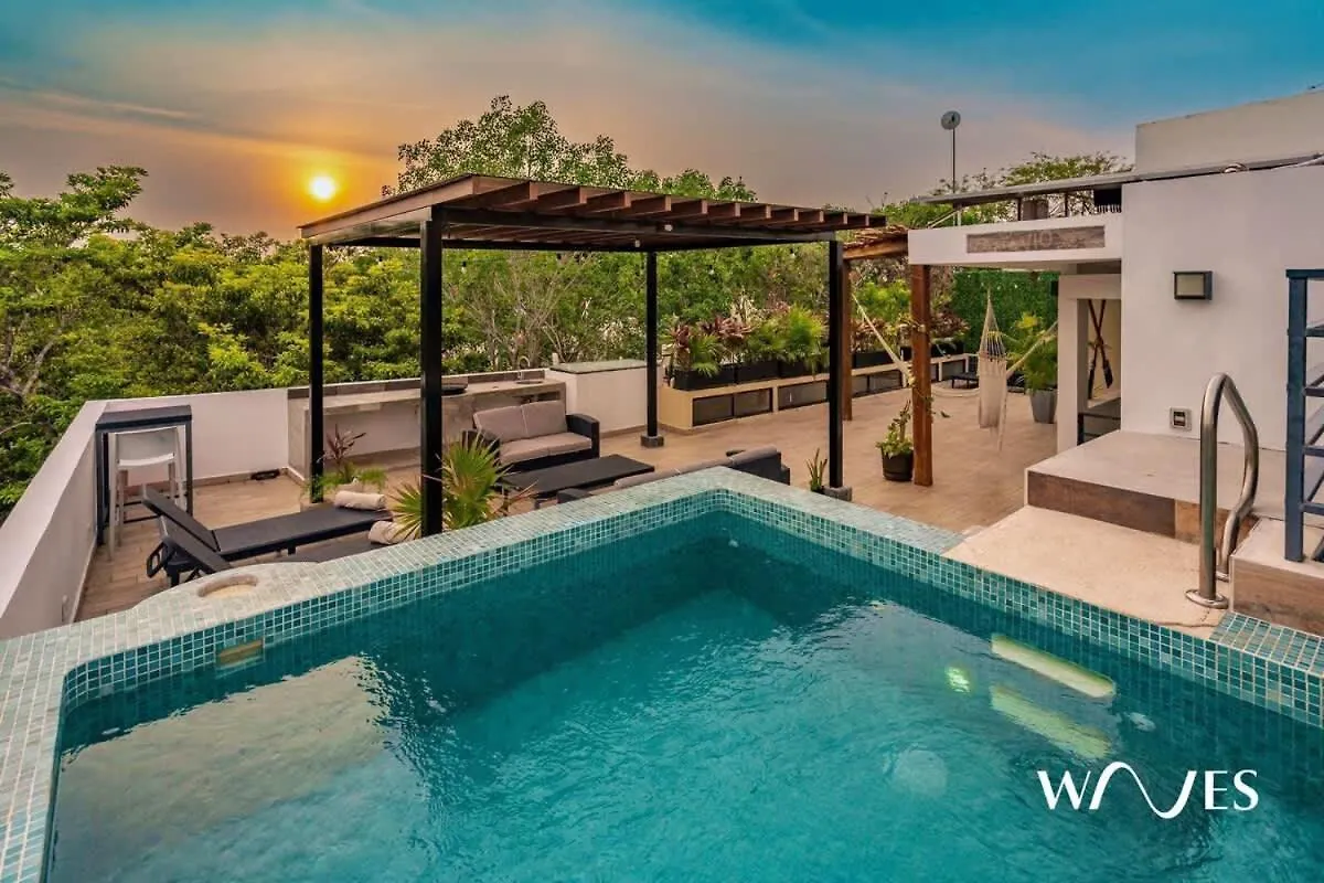 Villa Spacious 1 Bedroom With Great Location & Rooftop Pool By Waves Management Tulum