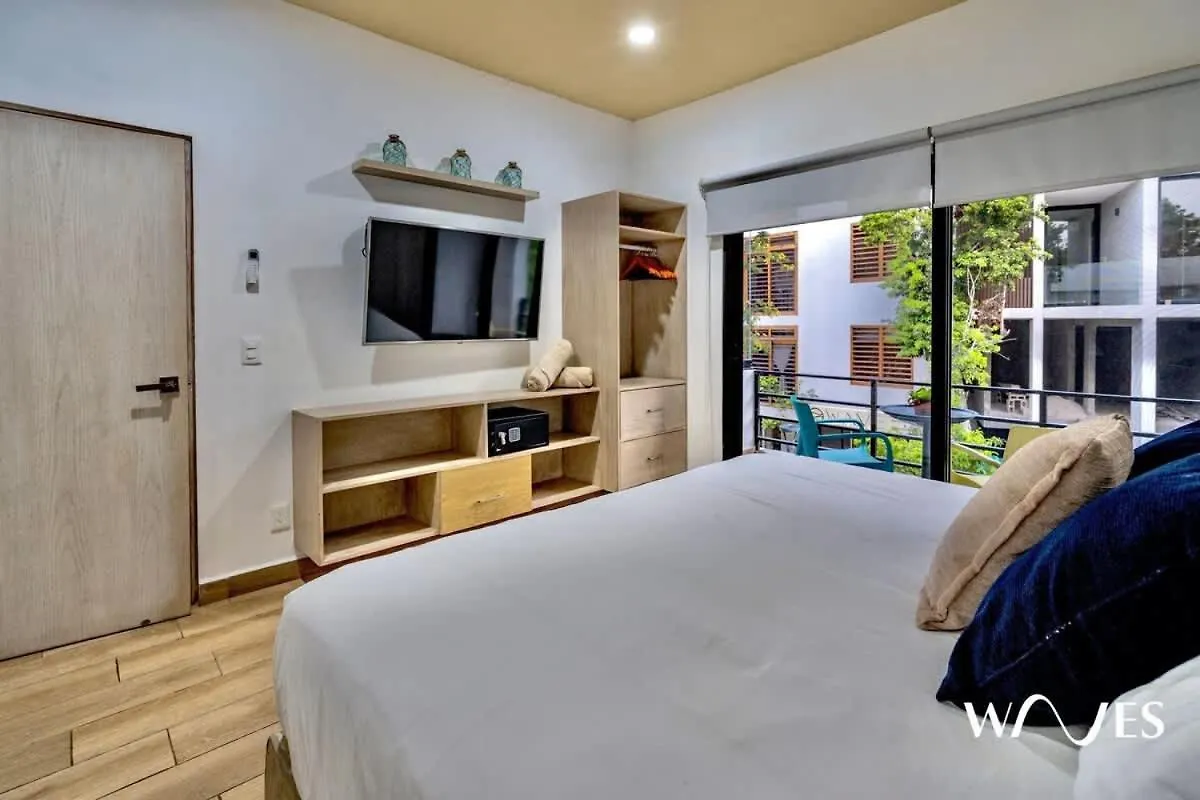 Spacious 1 Bedroom With Great Location & Rooftop Pool By Waves Management Tulum