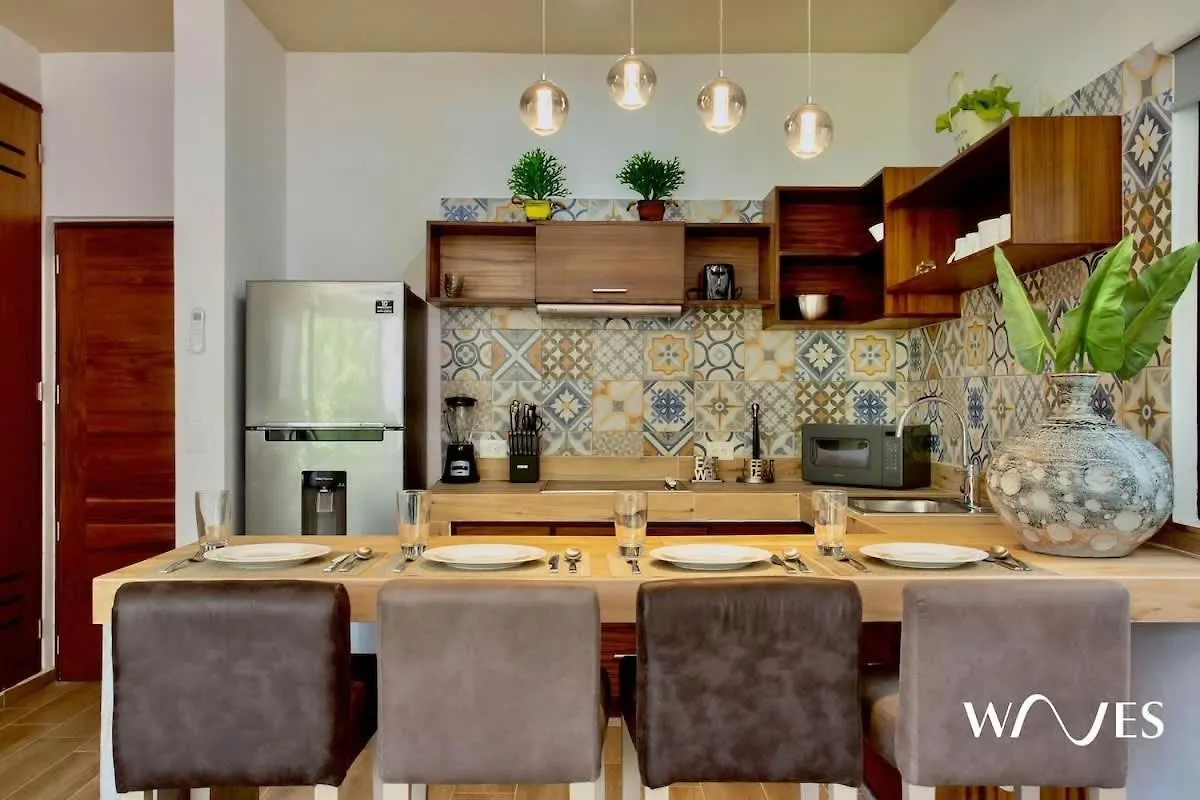 Spacious 1 Bedroom With Great Location & Rooftop Pool By Waves Management Tulum
